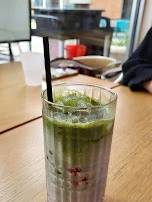 Strawberry Matcha Latte